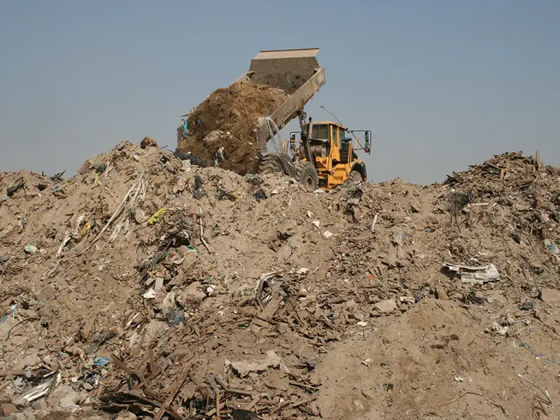 Landfill instable